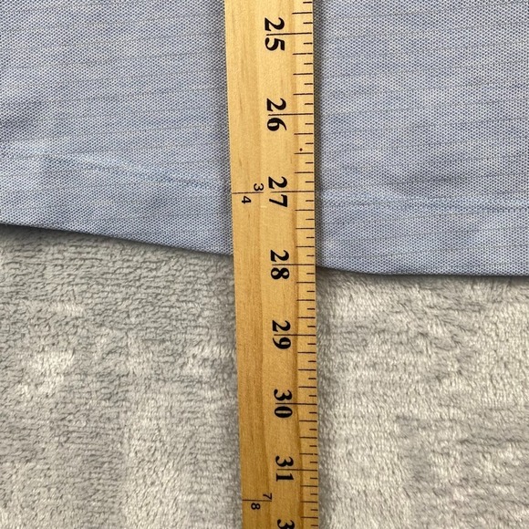 Lululemon Polo Shirt Mens Small Blue Golf Tennis Performance Tech - Picture 6 of 7